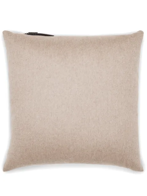 Brunello Cucinelli large cashmere cushion Neutrals MLD5034102C038