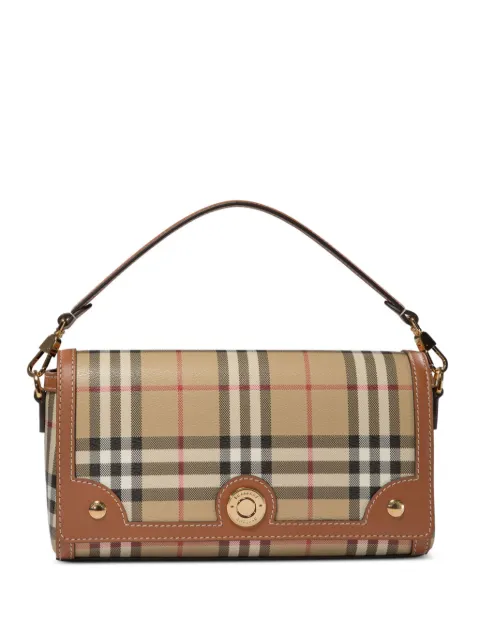 Burberry Check top-handle shoulder bag Neutrals 8092048