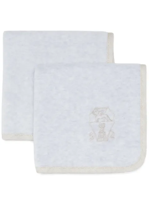 Brunello Cucinelli terry-cloth hand towels (set of two) Grey MLB925153C009