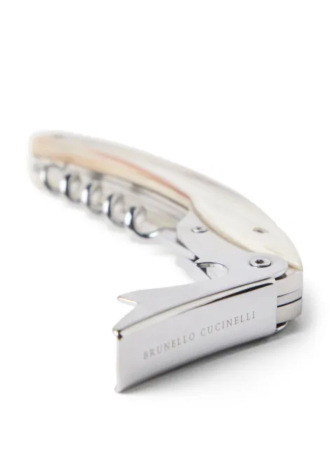 Brunello Cucinelli stainless steel corkscrew Neutrals MLCORP109CBION