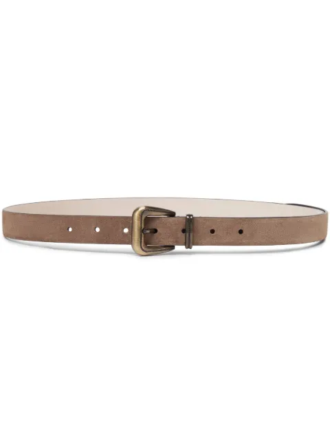Brunello Cucinelli leather belt Brown M0DELC291C8769