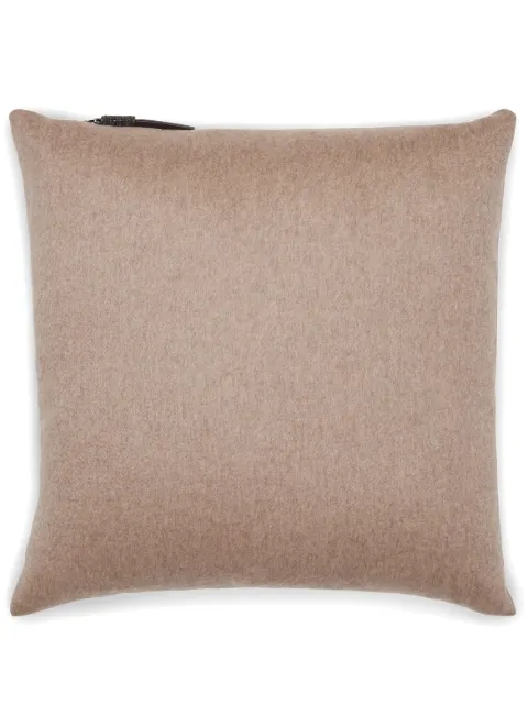 Brunello Cucinelli cashmere pillow Brown MLD5034102C076