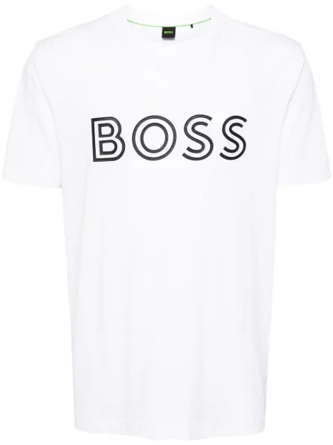 BOSS logo-print T-shirt White 50519358