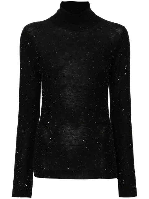 Fabiana Filippi roll-neck sweater Black MAD214F045D7220000