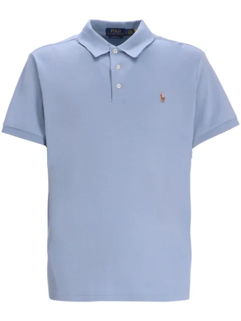 Polo Ralph Lauren logo-embroidered cotton polo shirt Blue 710704319151