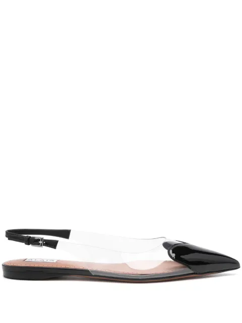 Alaïa Le Coeur slingbacks ballerina shoes Black AA3E047CK150