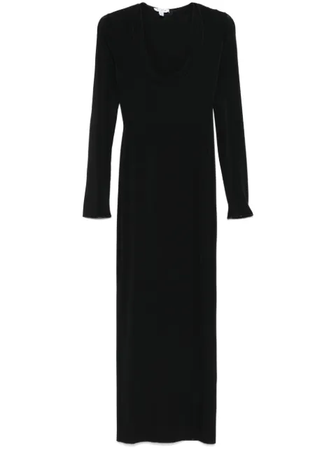 Alaïa layered bodycon midi dress Black AA9R12796J050