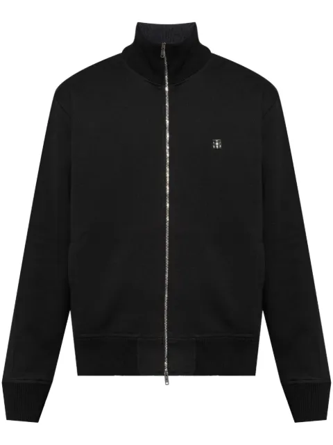 Givenchy 4G-plaque zip-up sport jacket Black BMJ0MP3YMC