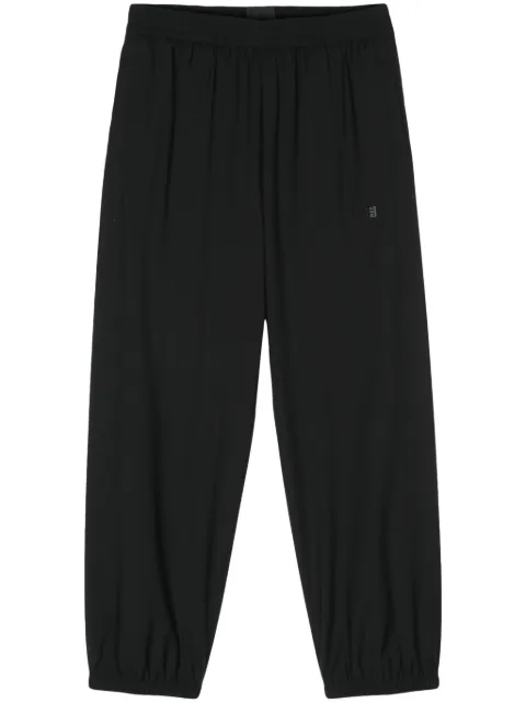 Givenchy 4G-detail wool track pants Black BM51FJ1558