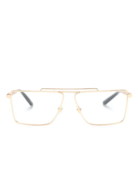 Versace Eyewear pilot-frame glasses Gold 1295