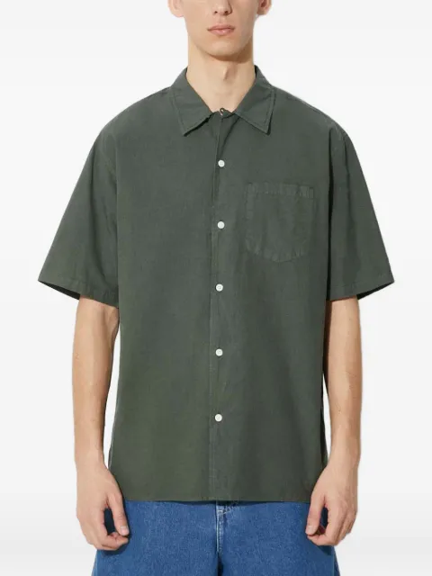 Norse Projects Carsten pocket short-sleeves shirt Green N400579