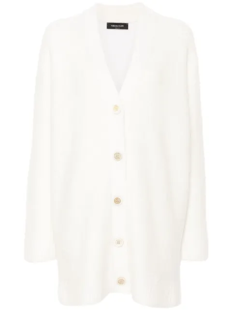 Fabiana Filippi V-neck brushed cardigan Neutrals MAD214F034I9000000