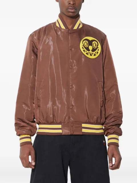 ICECREAM satin bomber jacket Black IC24107