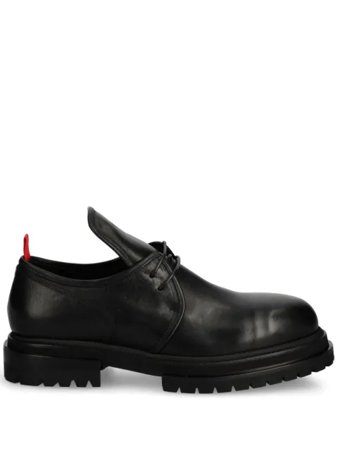 424 leather derby shoes Black FF4SMQ50BPPE002