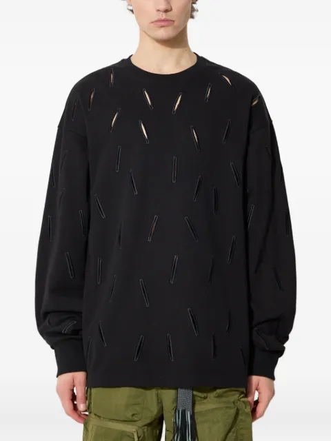 A.A. Spectrum cut-out detail sweatshirt Black 81240915