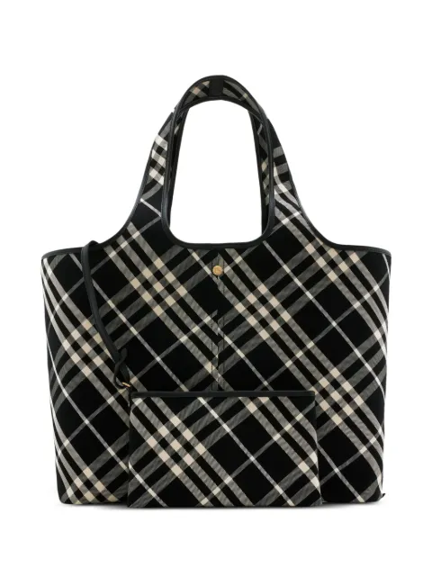 Burberry medium Vintage Check tote bag Black 8093978
