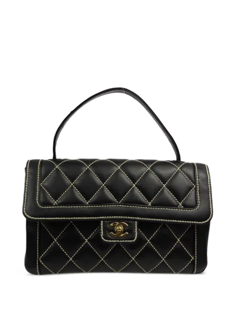 CHANEL Pre-Owned 2005 Wild Stitch handbag Black 9905138