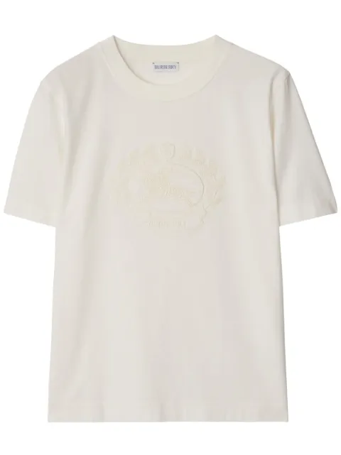 Burberry Knight cotton T-shirt Neutrals 8093651