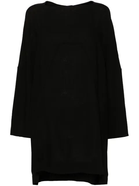 Rick Owens Phleg Mini virgin wool blouse Black RP02D3564WA