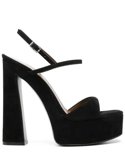 Giuseppe Zanotti 105mm suede platform sandals Black E400033022