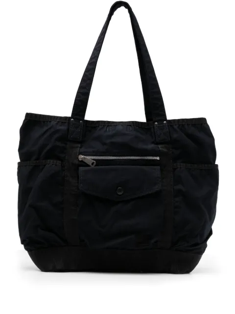 Porter-Yoshida & Co. Crag panelled tote bag Blue 54019643