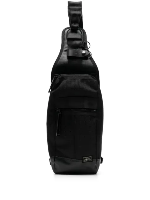 Porter-Yoshida & Co. logo-patch shoulder bag Black 7030800010