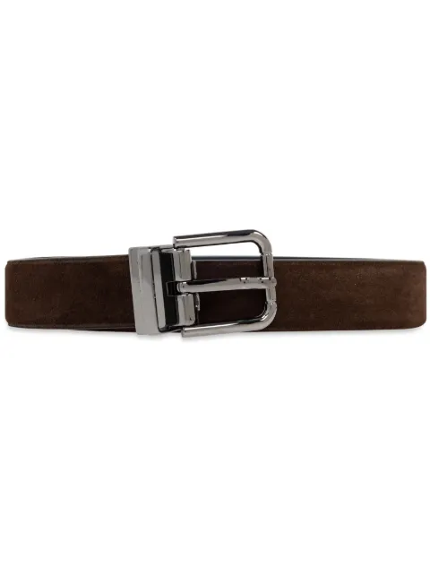 Dolce & Gabbana buckled leather belt Brown BC4337AT441
