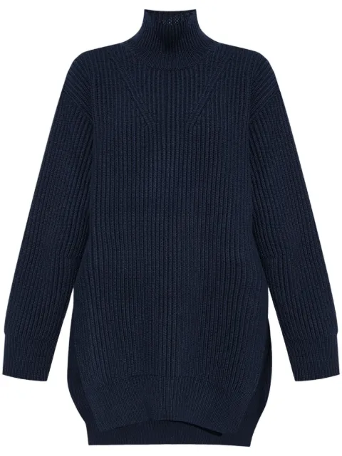 Jil Sander chunky-ribbed wool jumper Blue J02GP0191J14511