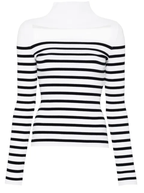 Jean Paul Gaultier Marinière striped jumper White 2430FPL066M063