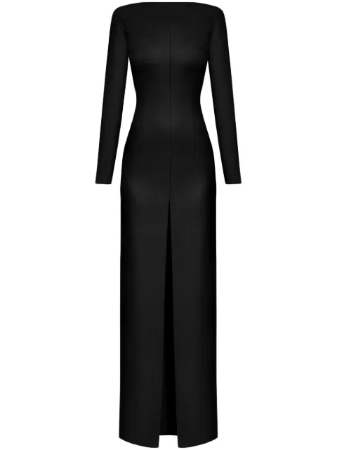 Aleksandre Akhalkatsishvili cut-out open-back maxi dress Black AASS24DRPVBK06