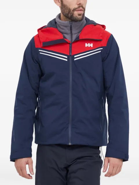 Helly Hansen hooded striped ski jacket Blue 65874