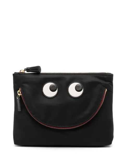 Anya Hindmarch Eyes clutch bag Black 193559