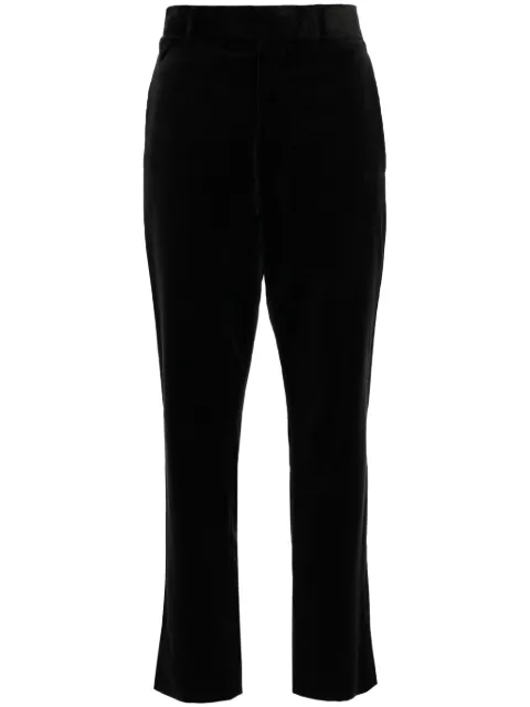 Louis Vuitton Pre-Owned 1990-2000s tapered velvet trousers Black RM142MH6P22WBYW