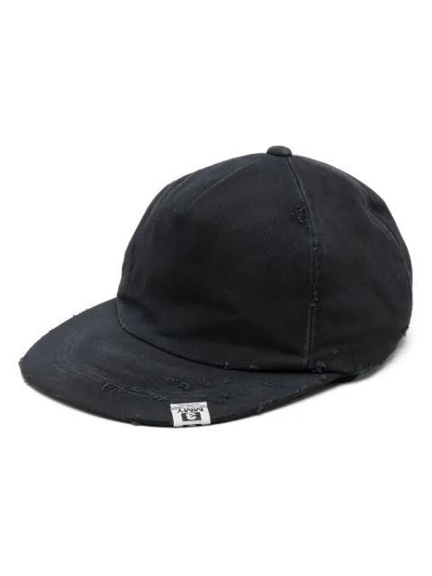 Maison MIHARA YASUHIRO distressed cotton cap Black A12AC402
