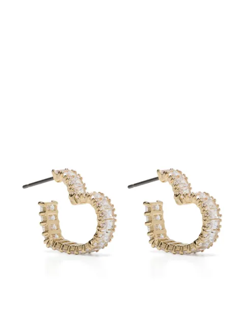 Swarovski Matrix heart-shaped earrings Gold 5693512