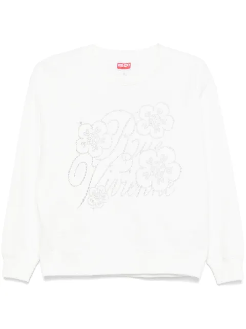 Kenzo Constellation Embroidered sweatshirt White FE62SW1654MF