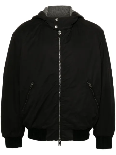 Diesel Alain Oval-D hooded jacket Black A143060CHBP