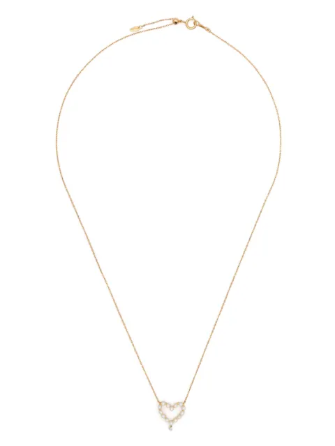 Persée 18kt yellow gold Aphrodite diamond and pearl necklace Gold N9630YG