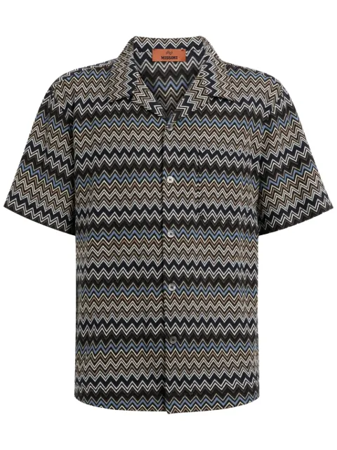 Missoni zigzag bowling shirt Multicolour US24WJ03BR00XE
