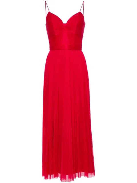 CRISTALLINI Hestia midi dress Red CA75