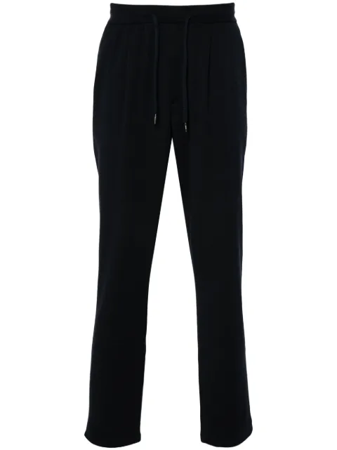 Herno drawstring virgin wool trousers Blue PT00017UR56013