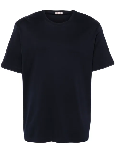 Herno short-sleeve cotton T-shirt Blue JG00031UR52052
