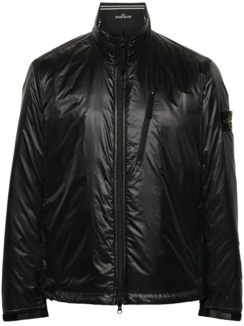 Stone Island Compass-badge lightweight padded jacket Black 8115Q0525