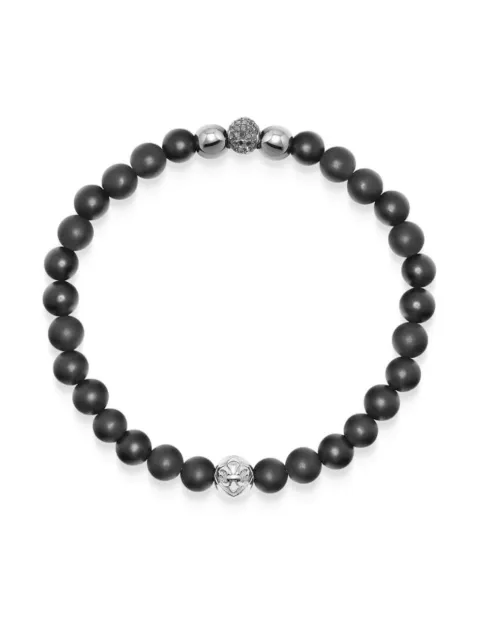 Nialaya Jewelry beaded bracelet Black MSS012