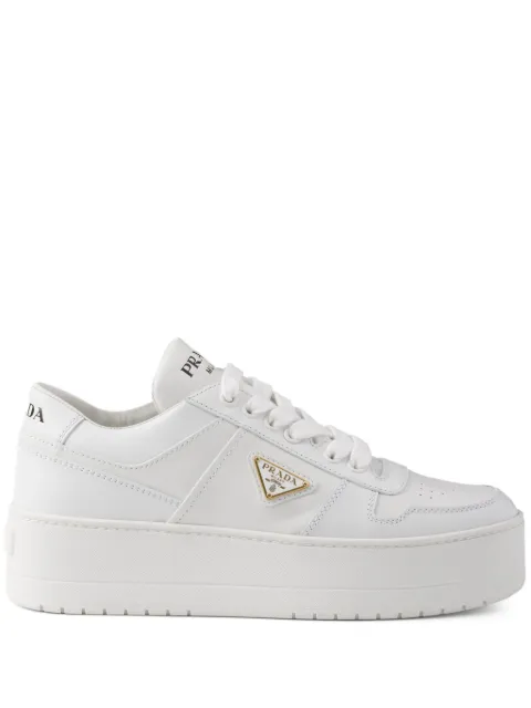 Prada Downtown Bold leather sneakers White 1E792MF0503LPF