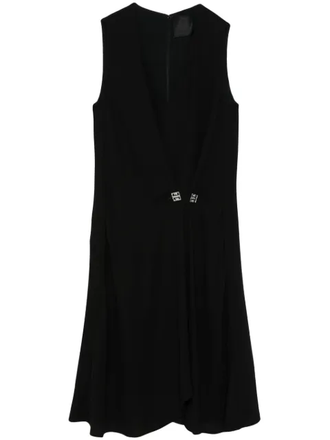 Givenchy 4G-motif crepe midi dress Black BW21T315J3