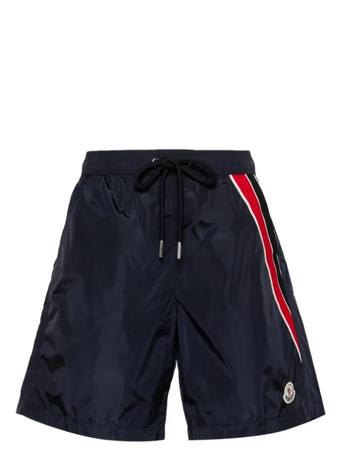Moncler logo-patch swim shorts Blue J20912C0000653326