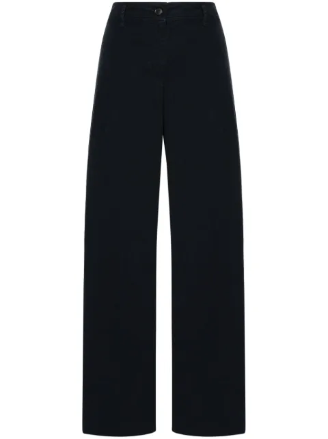 Nili Lotan Megan wide-leg trousers Blue 10991W12