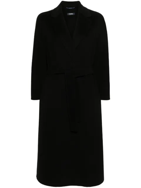 'S Max Mara belted wool coat Black 2429016131000
