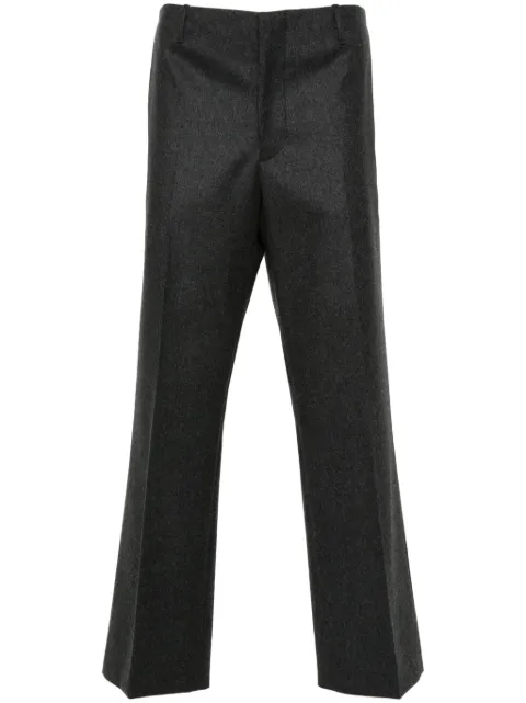 Prada flannel wool straight-leg trousers Grey UP0284SAAO15JY